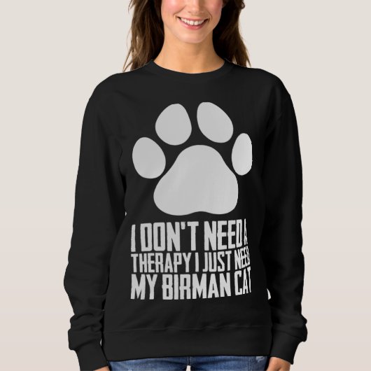Sweatshirt Birman cat Birman Birman kitten 4 (Devant)