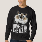 Sweatshirt Birman cat  Birman  Birman mother  1 (Devant)