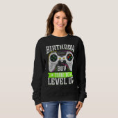 Sweatshirt Birthday Boy Time To Level Up Video Game Birthday  (Devant entier)