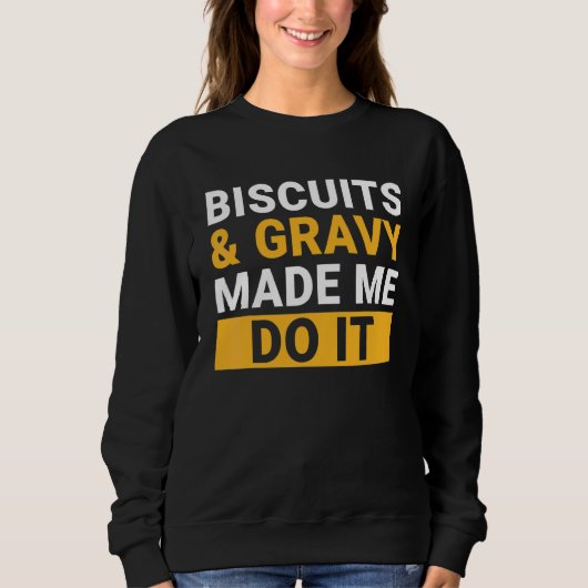 Sweatshirt Biscuits Et Vêtements Gravés Pour Hommes Femmes En (Devant)
