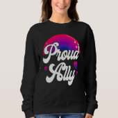 Sweatshirt Bisexual Bi Fierté Drapeau Fière Ally (Devant)