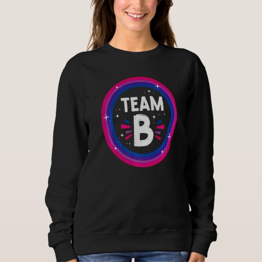 Sweatshirt Bisexual Bi Pride Équipe B 1 (Devant)