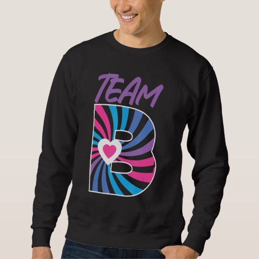 Sweatshirt Bisexual Bi Pride Équipe B 1 (Devant)