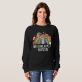 Sweatshirt Bisexual Bipolar Biracial Rainbow Pride Bisexualit (Devant entier)