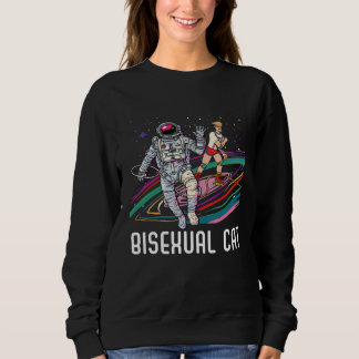 Sweatshirt Bisexual Cat Owner Rainbow Pride Bisexuality LGBTQ