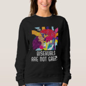 Sweatshirt Bisexuals Are Not Greedy Rainbow Pride Bisexuality (Devant)