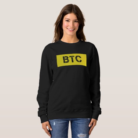 Sweatshirt Bitcoin Btc (Devant entier)