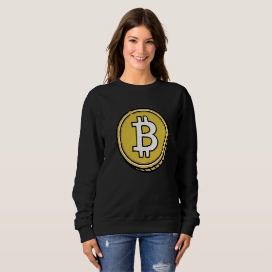 Sweatshirt Bitcoin BTC Cryptocurrency Trader For Crypto Inve (Devant entier)