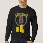 Sweatshirt Bitcoin Btc Stack Sats Cryptomonnaie Satoshi Cryp (Devant)