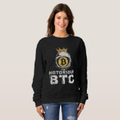 Sweatshirt Bitcoin Célèbre Hommes De La Couronne Btc Femmes (Devant entier)