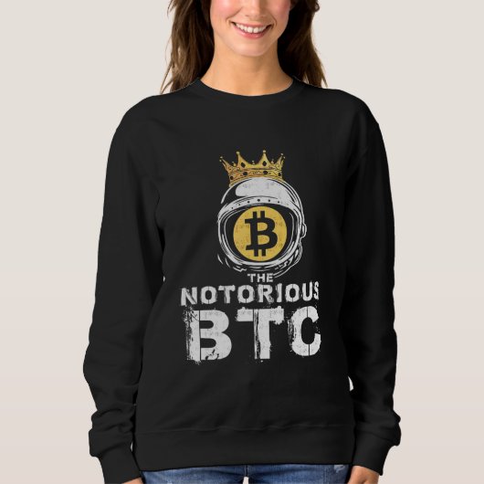 Sweatshirt Bitcoin Célèbre Hommes De La Couronne Btc Femmes (Devant)