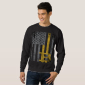 Sweatshirt Bitcoin crypto (Devant entier)