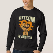 Sweatshirt Bitcoin Cryptocurrency BTC Revolution Bitcoin Trad (Devant)