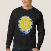 Sweatshirt Bitcoin Cryptocurrency Crypto Exchange Bitcoiner B (Devant)