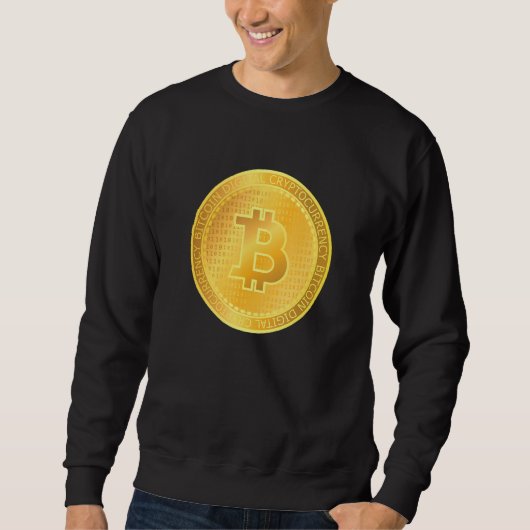 Sweatshirt Bitcoin Cryptomonnaie Trader Crypto Blockchain Bt (Devant)