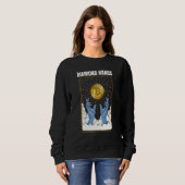 Sweatshirt Bitcoin Diamond Hand Meme Crypto Hodl WSB (Devant entier)