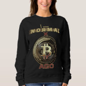 Sweatshirt Bitcoin drôle (Devant)