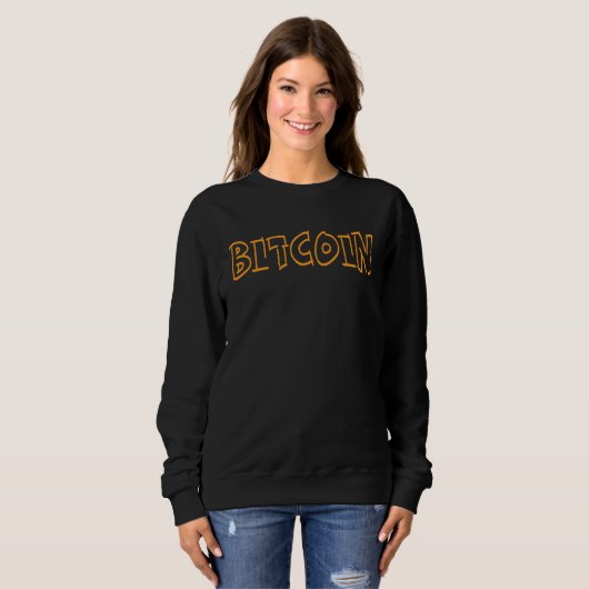 Sweatshirt Bitcoin Fun BTC Crypto (Devant entier)