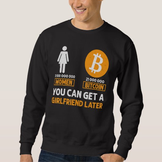 Sweatshirt Bitcoin Funny Btc Crypto Sarcastique Trading (Devant)