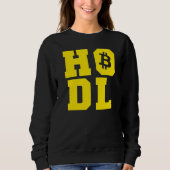 Sweatshirt Bitcoin Hodl (Devant)