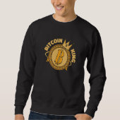 Sweatshirt Bitcoin King Cryptocurrency Blockchain Crypto Bitc (Devant)