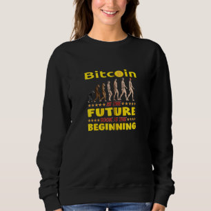 Sweatshirt Bitcoin Laser Eyes Evolution Le Futur 100k Le B