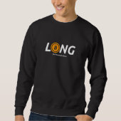 Sweatshirt Bitcoin Long Pas Conseil Financier Crypto Devise (Devant)