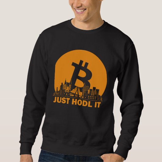 Sweatshirt Bitcoin São Paulo Skyline São Paulo Bitcoin Maxim (Devant)