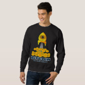 Sweatshirt Bitcoin To the Moon & Back Bitcoin Cryptocurrency  (Devant entier)