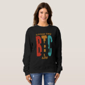 Sweatshirt Bitcoins Gold pour Bitcoiner Crypto Miner 7 (Devant entier)