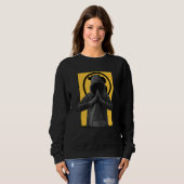 Sweatshirt Bitcoins Or pour Bitcoiner Crypto Miner 4 (Devant entier)