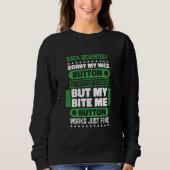 Sweatshirt Bite Button Works Fine Data Scientifique et Data S (Devant)