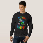 Sweatshirt Biting In Pré K Back To School Shark (Devant entier)