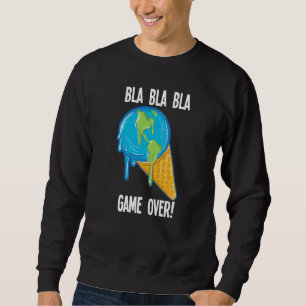 Sweatshirt Bla Bla Jeu sur la fonte de la glace de la Terre