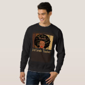 Sweatshirt Black 3rd Grade Teacher Love African American (Devant entier)