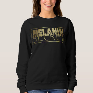 Sweatshirt Black Afro Melanin Secret Africain-Américain