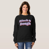 Sweatshirt Black and Bougie (Devant entier)