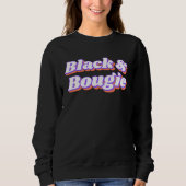 Sweatshirt Black and Bougie (Devant)