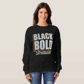 Sweatshirt Black Bold brillant (Devant entier)