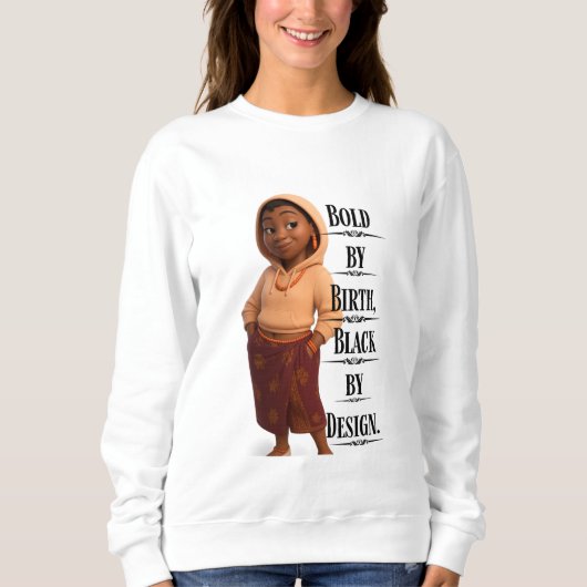 Sweatshirt Black By Design,Pixarstyle 3D (Devant)