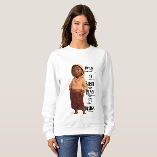 Sweatshirt Black By Design,Pixarstyle 3D (Devant entier)