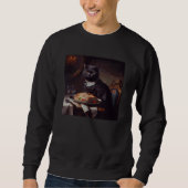 Sweatshirt Black Cat Attack Steak (Devant)