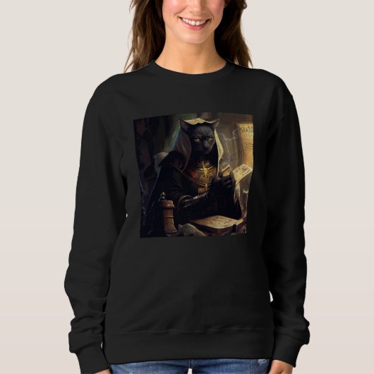 Sweatshirt Black Cat Gamer Noodles  1 (Devant)