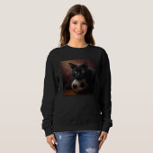 Sweatshirt Black Cat Soccer Taco (Devant entier)