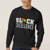 Sweatshirt Black Excellence African Pride Black History Mois (Devant)