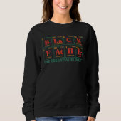 Sweatshirt Black Father Essential Element Father's Day (Devant)