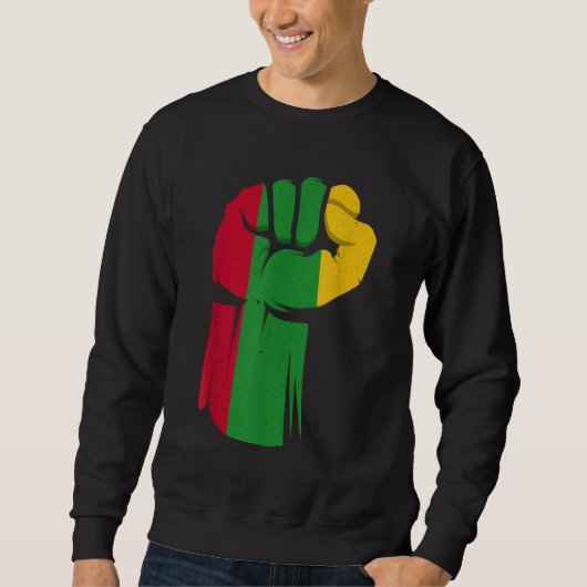 Sweatshirt Black Fist African American Pride Black History Mo (Devant)