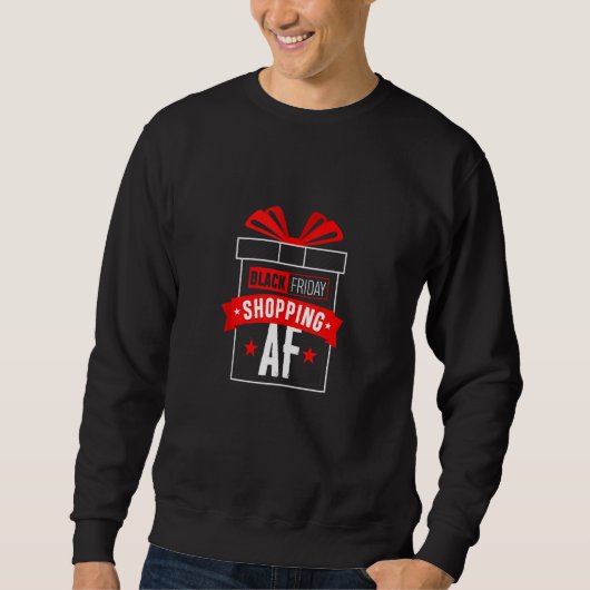 Sweatshirt Black Friday Shopping Af Team Correspondance Coupl (Devant)