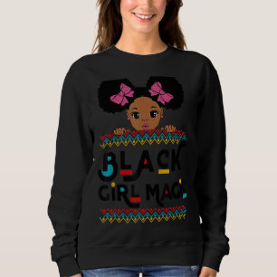 Sweatshirt Black Girl Magic African American Melanin Kids Tod