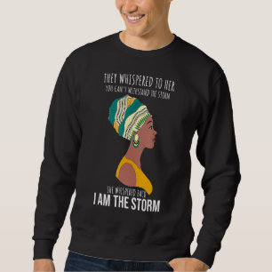 Sweatshirt Black Histoire Mois Chemise Africaine Femme Afro J